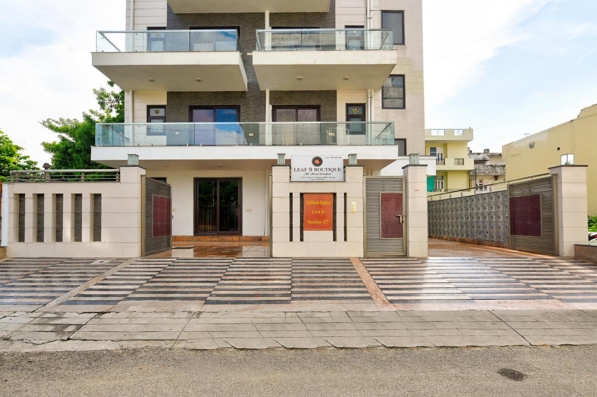 Hotel Leaf 9 Boutique, Near Golf Course Road And Galleria Market Gurgáon Exteriér fotografie