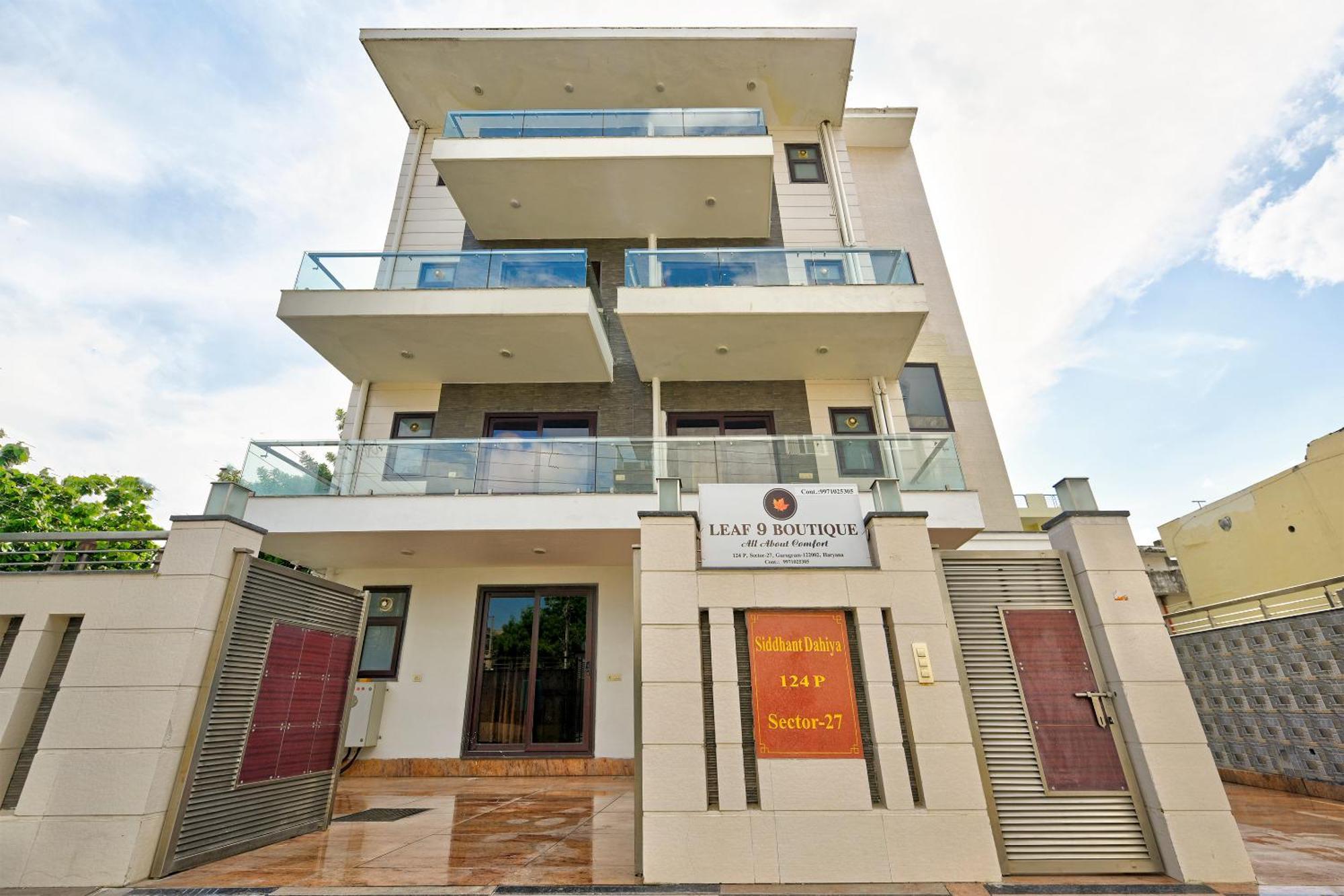 Hotel Leaf 9 Boutique, Near Golf Course Road And Galleria Market Gurgáon Exteriér fotografie